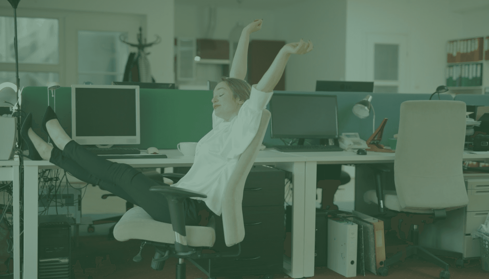 member at a coworking space