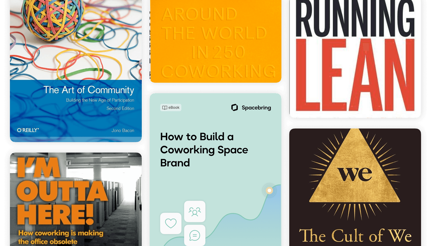 best coworking books - collage