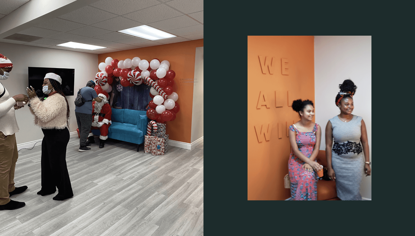 Events at Her Power Space - woman forward man welcoming coworking space