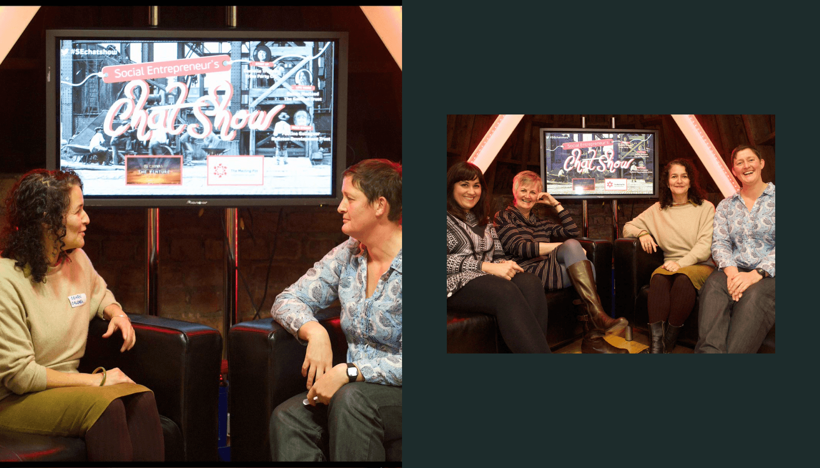 Claire Carpenter, the founder of The Melting Pot coworking space at Social Entrepreneur's Chat Show 