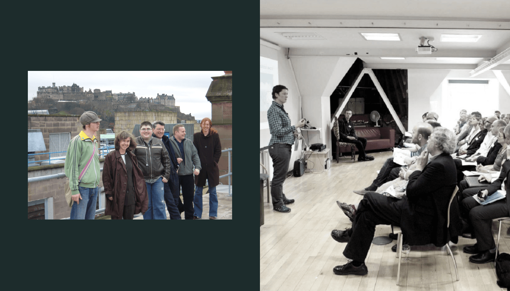 Claire Carpenter, coworking expert giving a master class