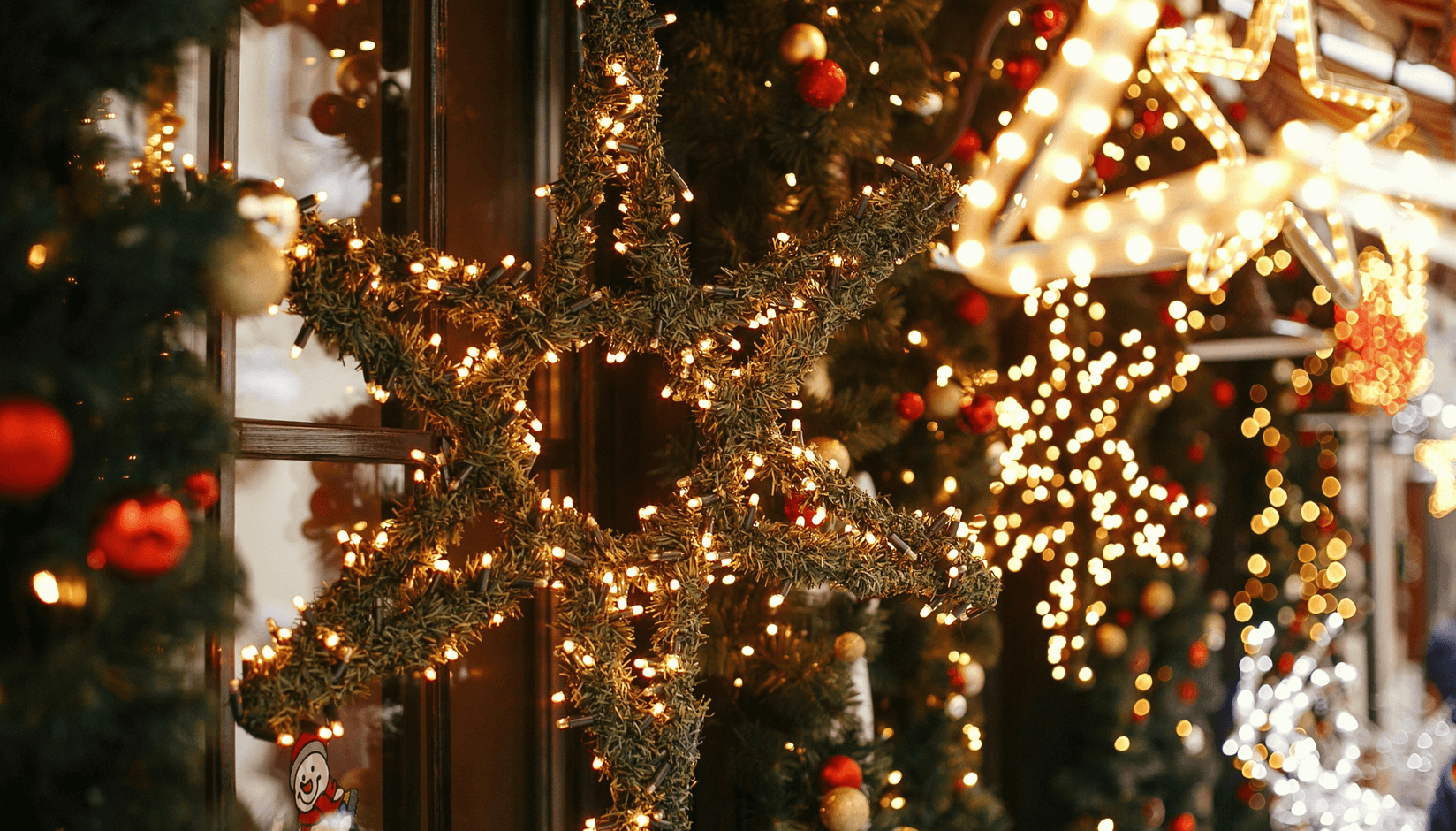 Decoration for coworking Christmas party