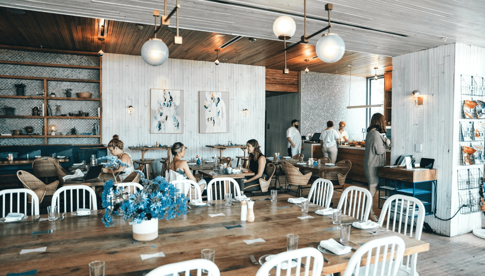 cafeteria at a coworking space