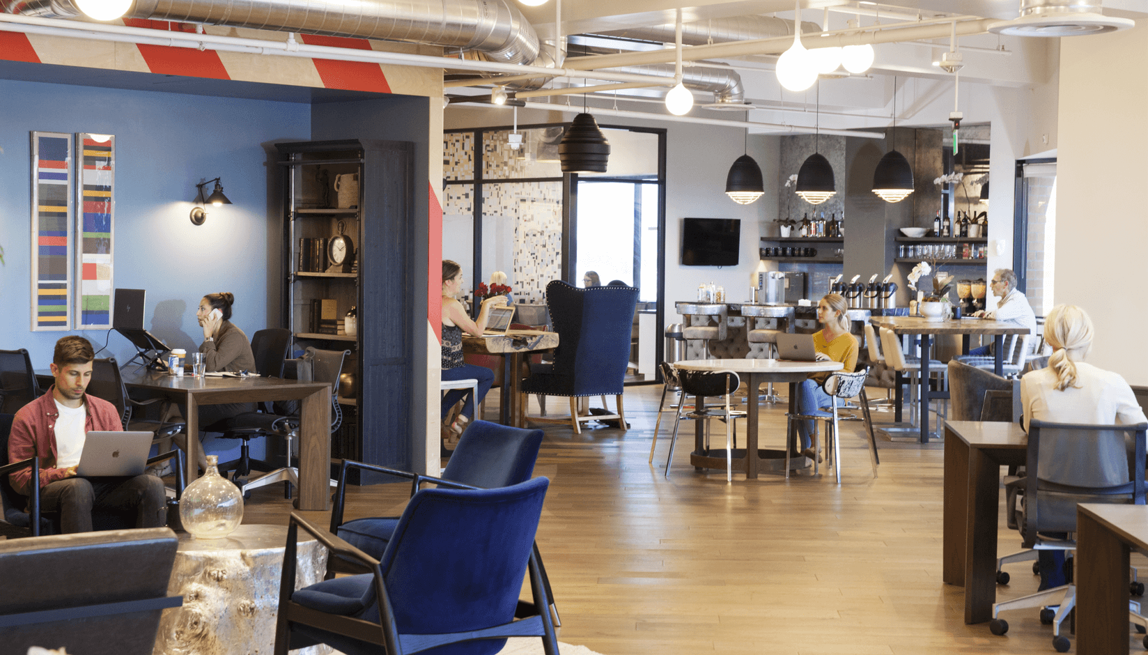 Village Workspaces coworking space interior 
