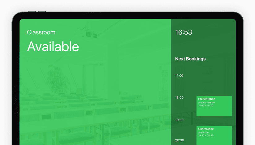 Choosing the best meeting room display: A 2025 guide for coworking spaces
