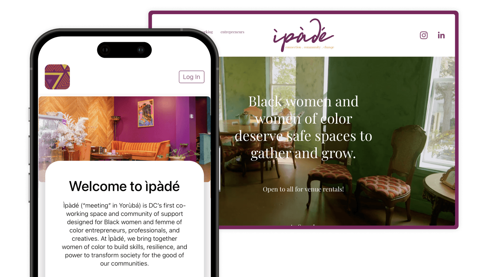 Ipade app developed by Spacebring