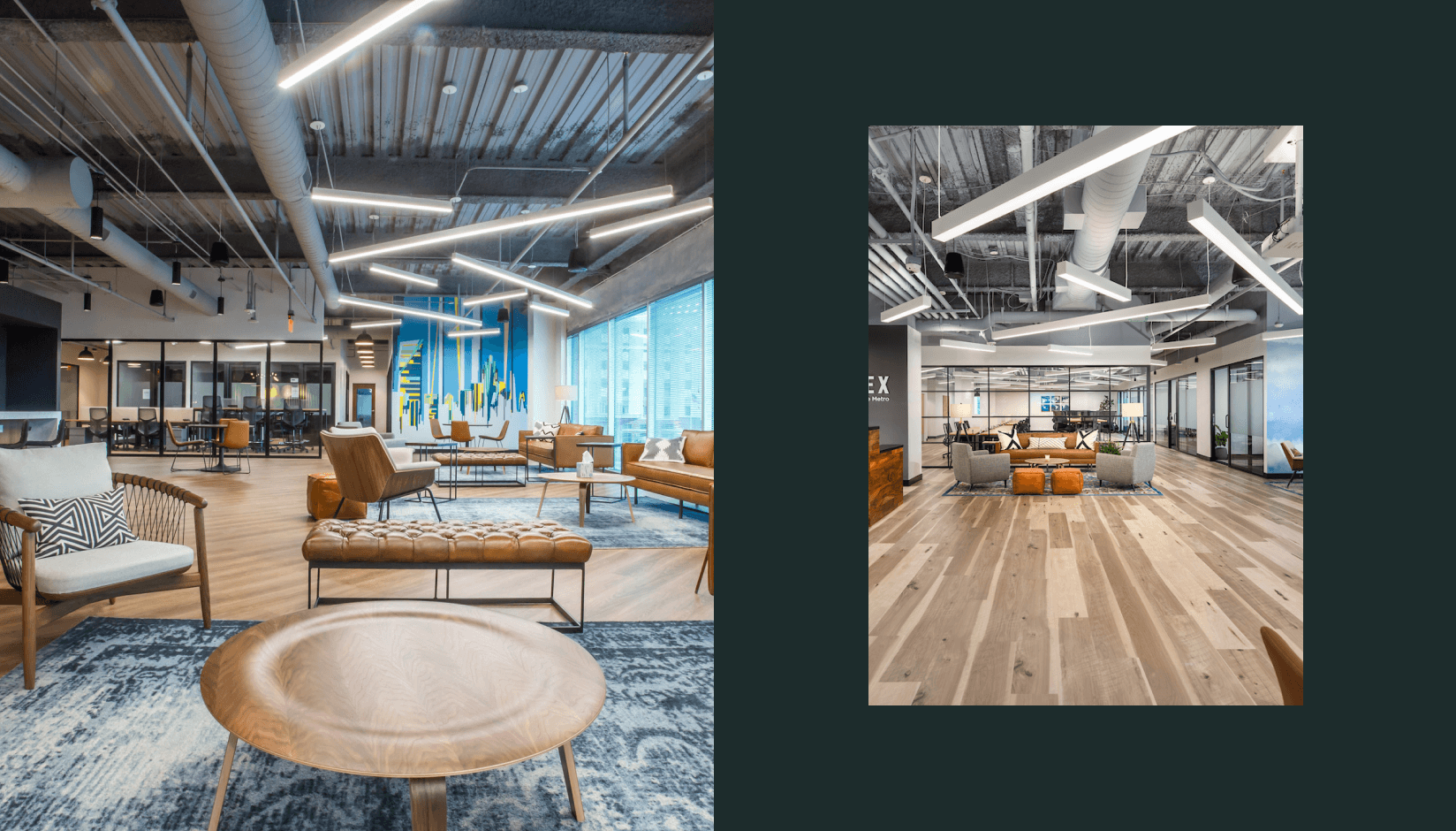 Venture X coworking space nterior design