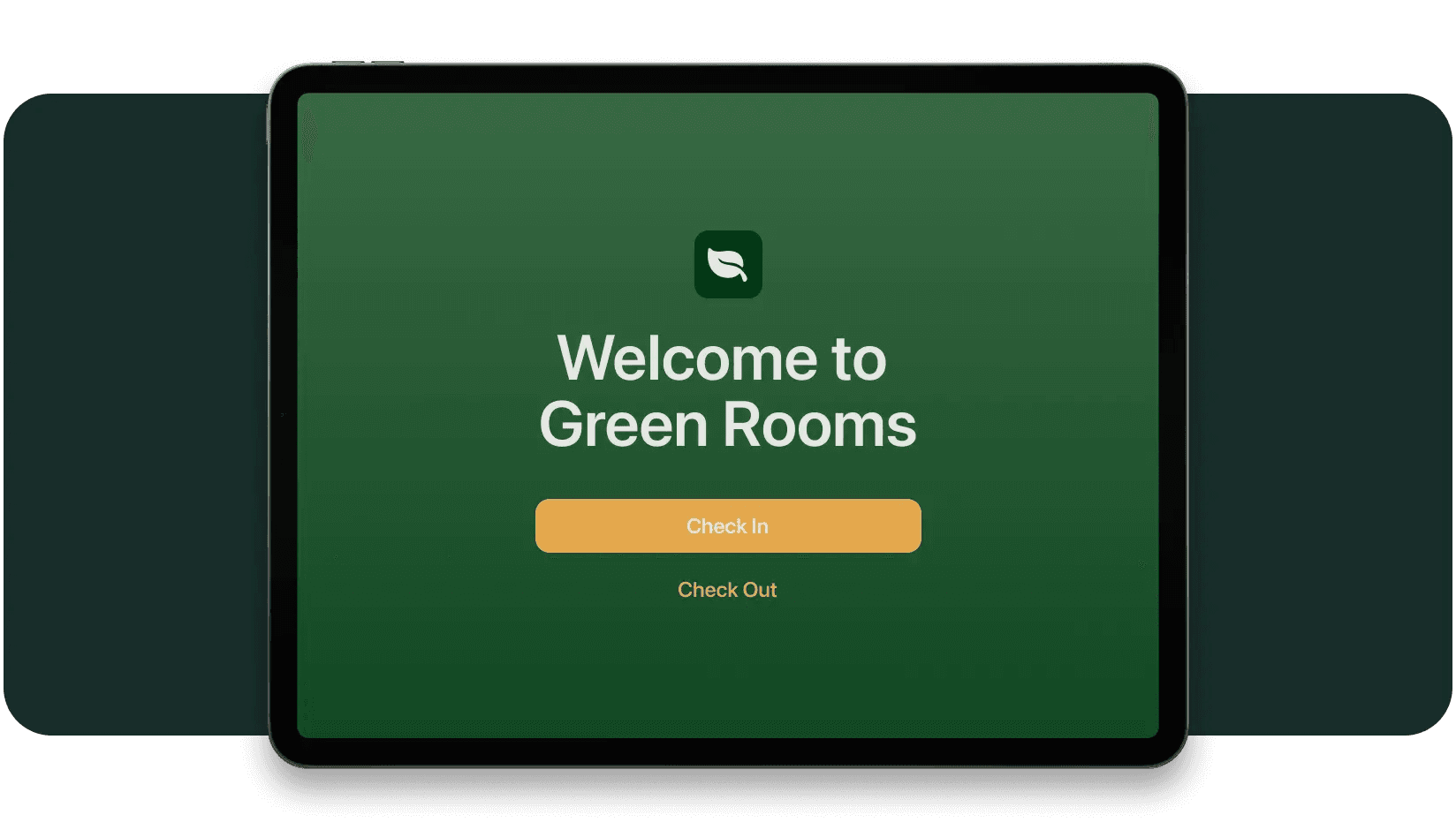 visitor check in display - Spacebring coworking space software