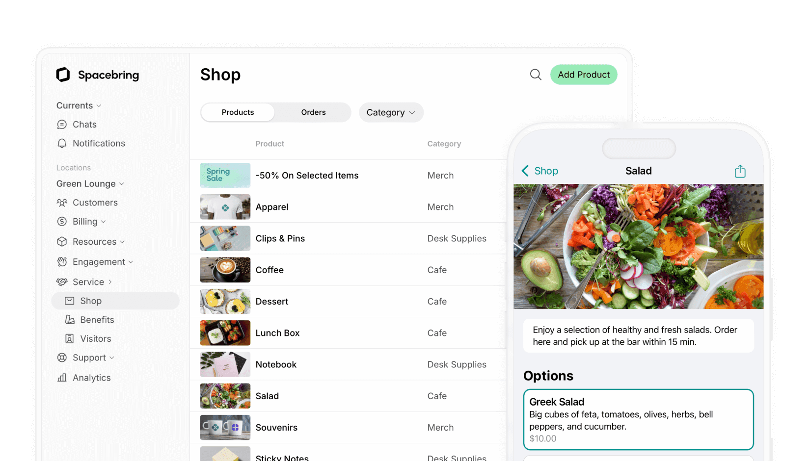 Spacebring coworking space software 