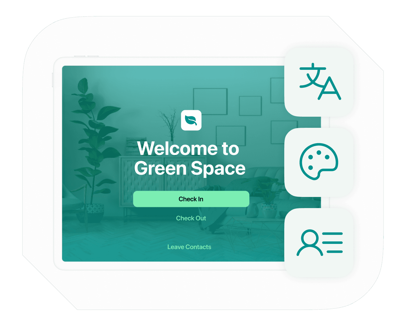 Customize reception app  