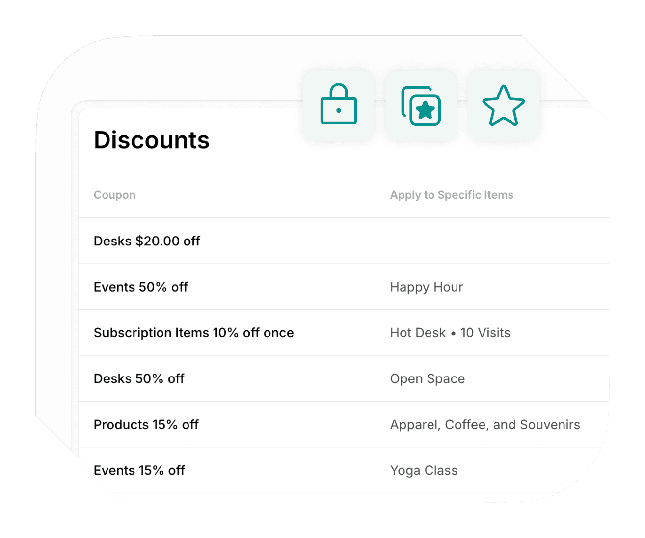 Subscriber experience on Spacebring coworking space software