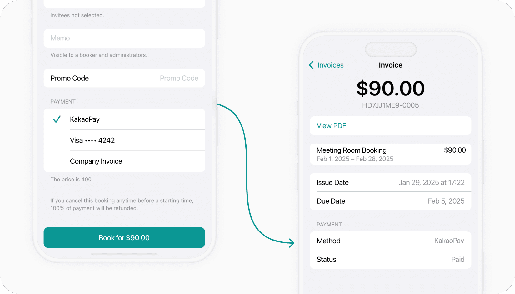 Spacebring - Kakaopay integration