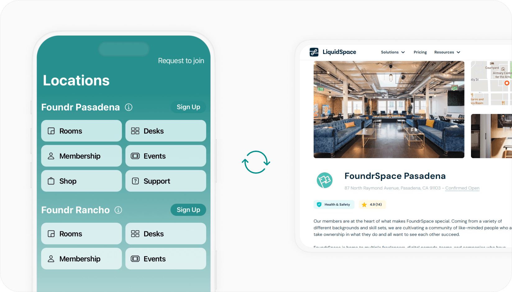 Spacebring - Liquidspace integration