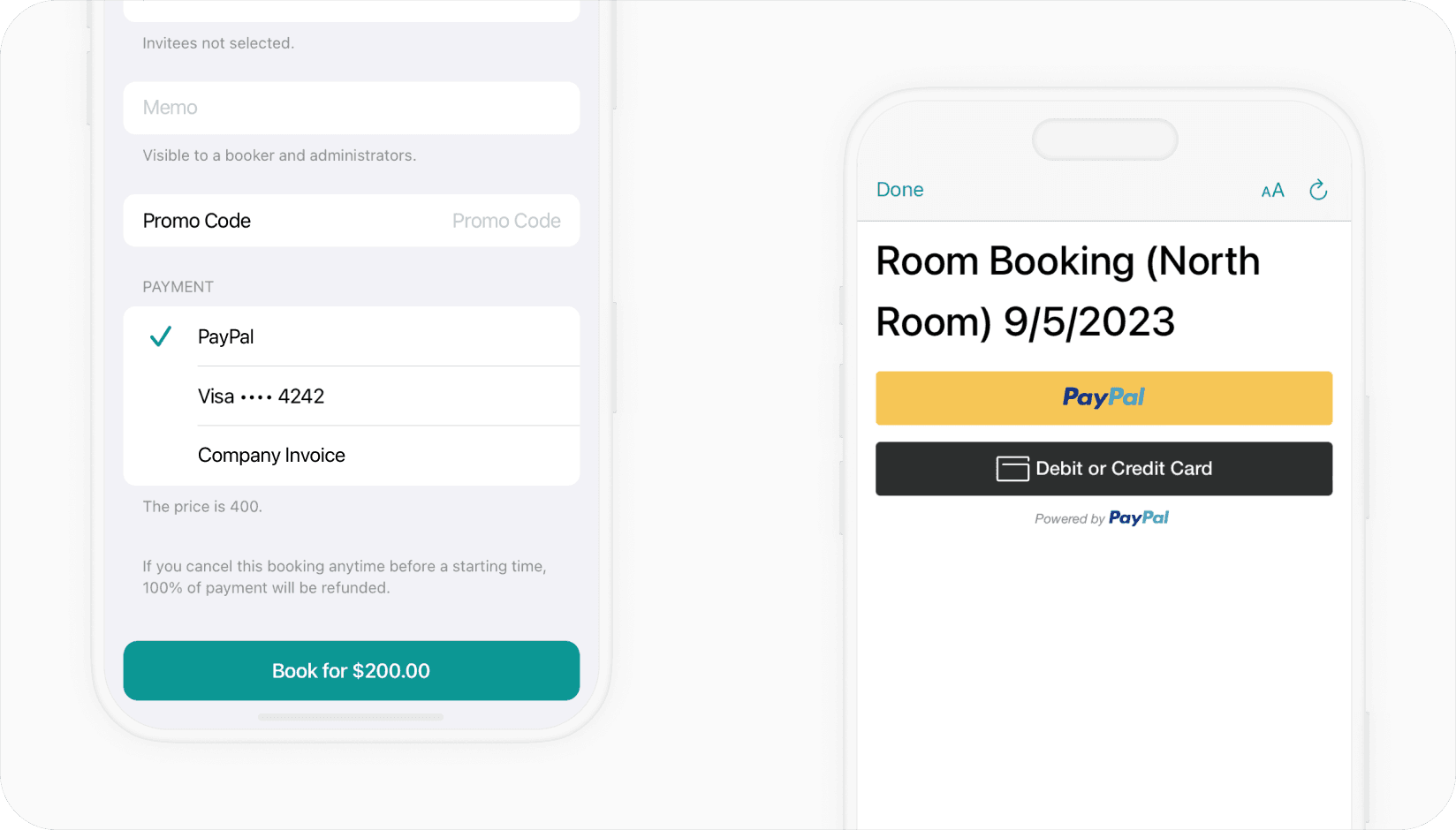 Spacebring - PayPal integration