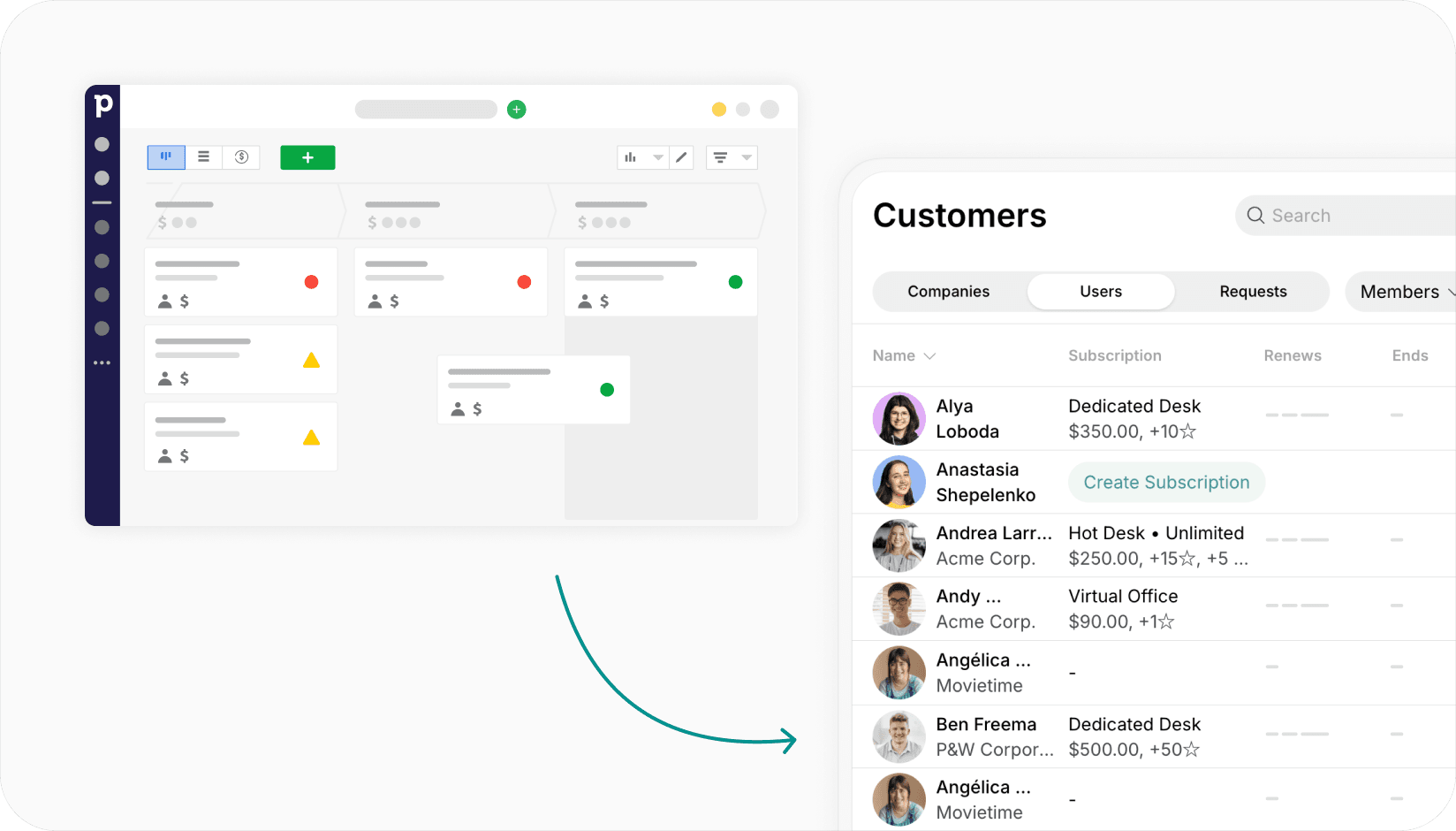 Spacebring - Pipedrive integration 