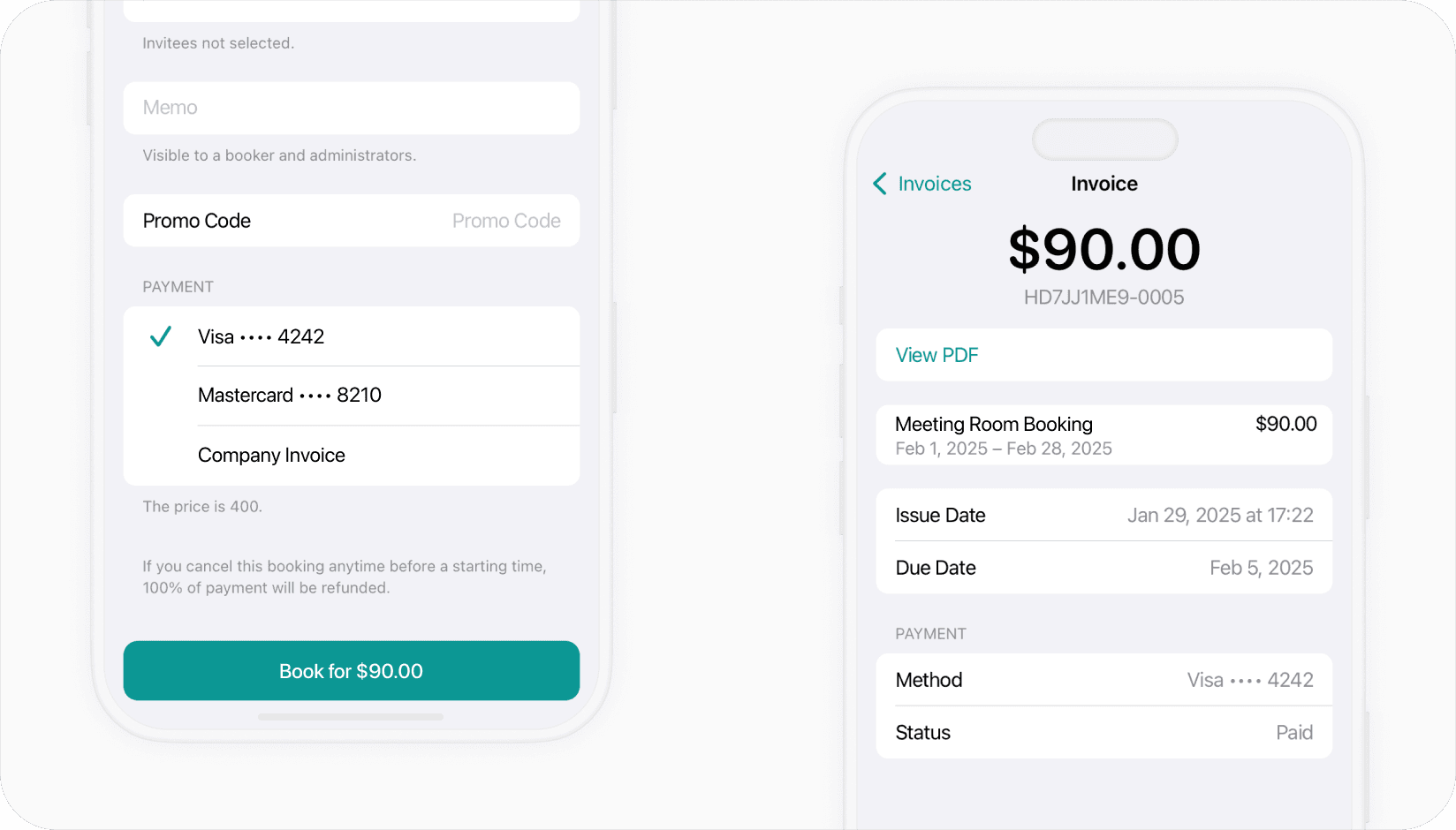 Spacebring -Stripe integration