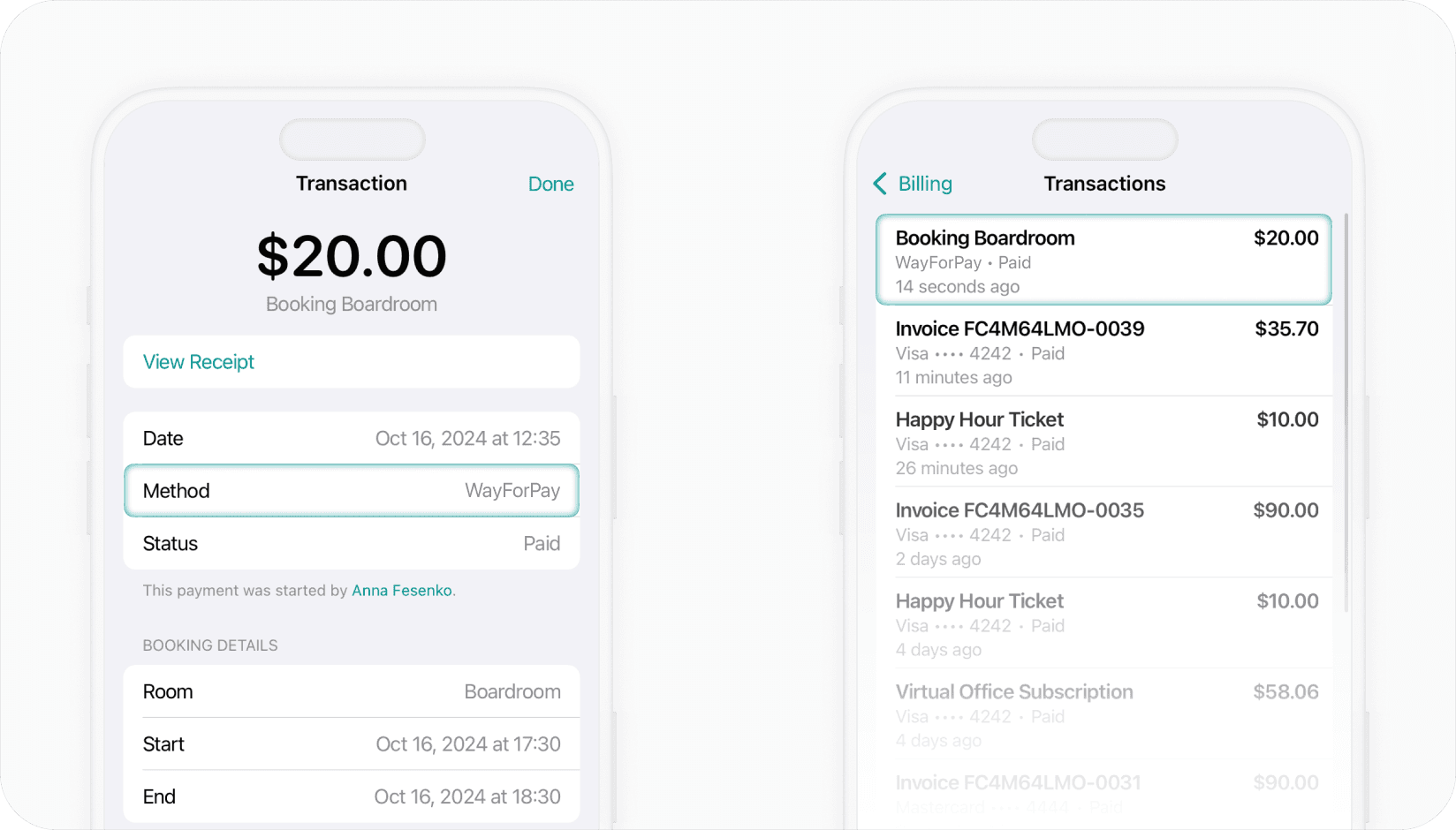 Spacebring - Wayforpay integration
