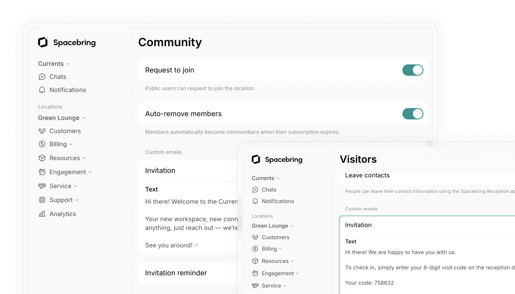 Smarter invitations, bookings & alerts