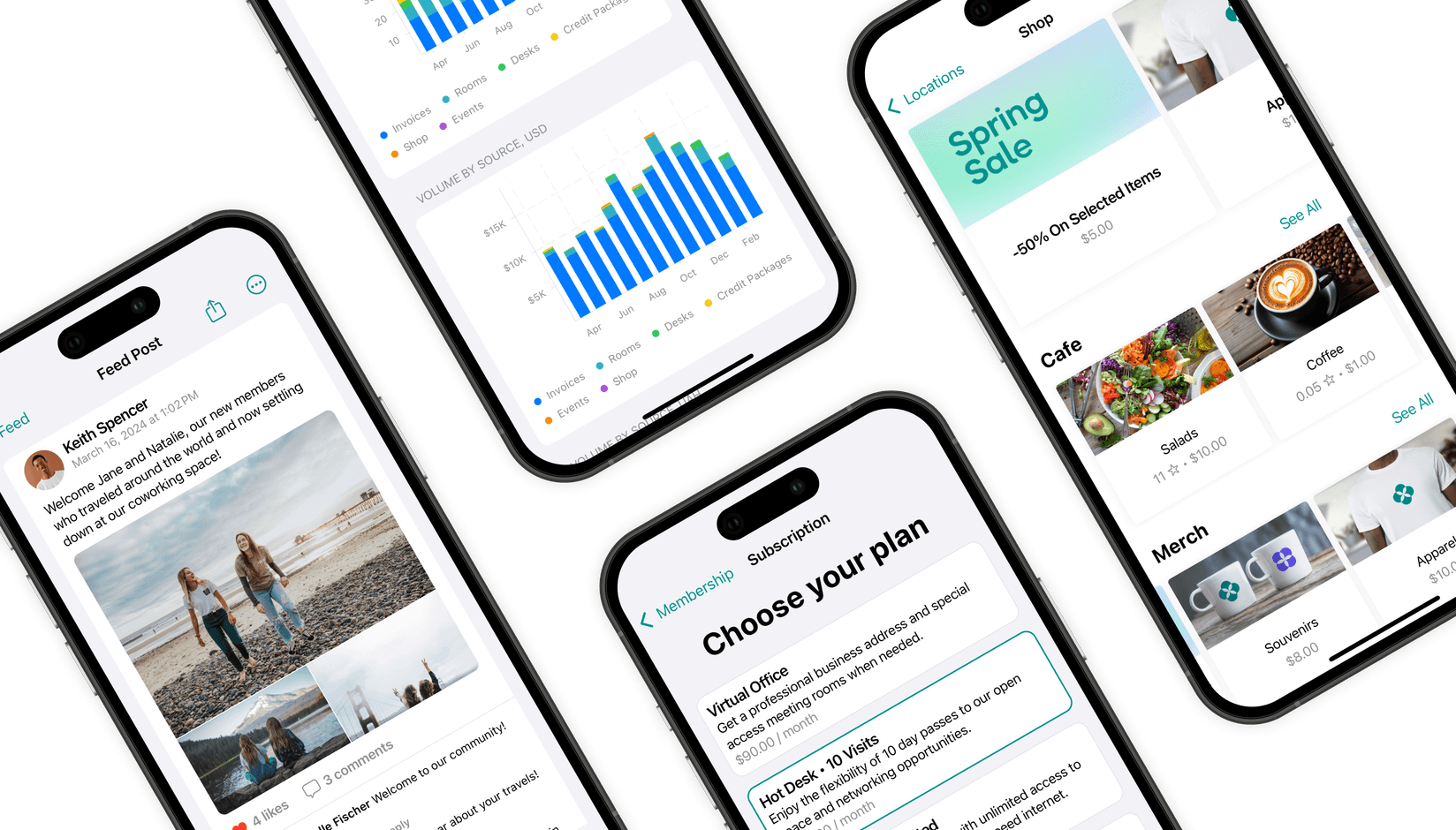Spacebring coworking space management software