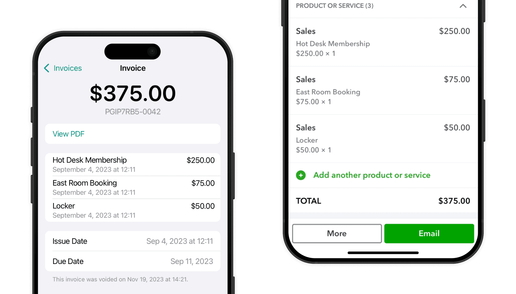 andcards - QuickBooks integration