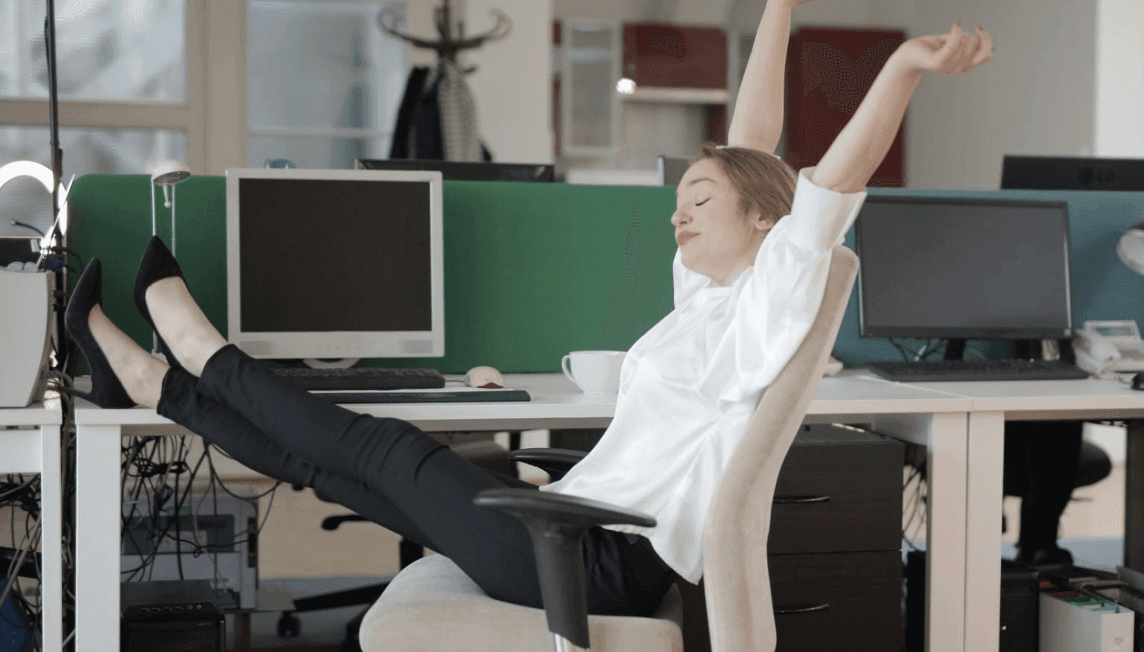 member at a coworking space