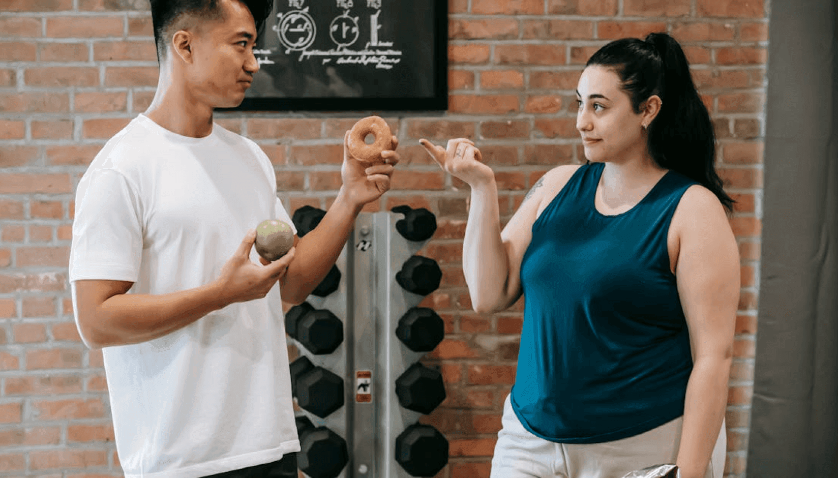 members at the coworking space kitchen