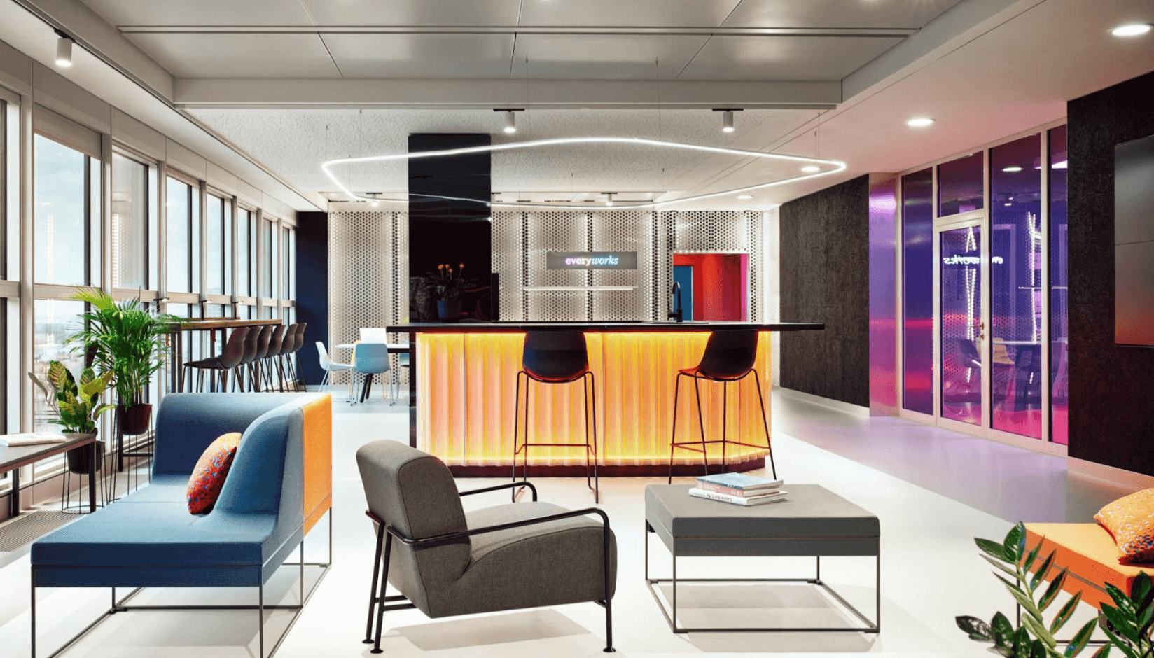 everyworks - flex workspace interior