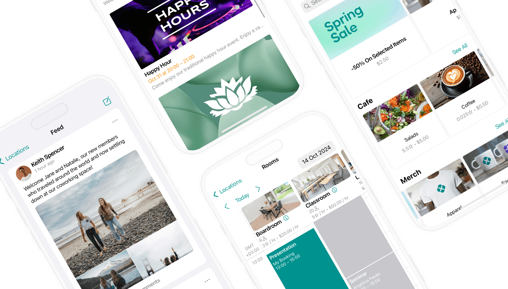 Spacebring coworking space app