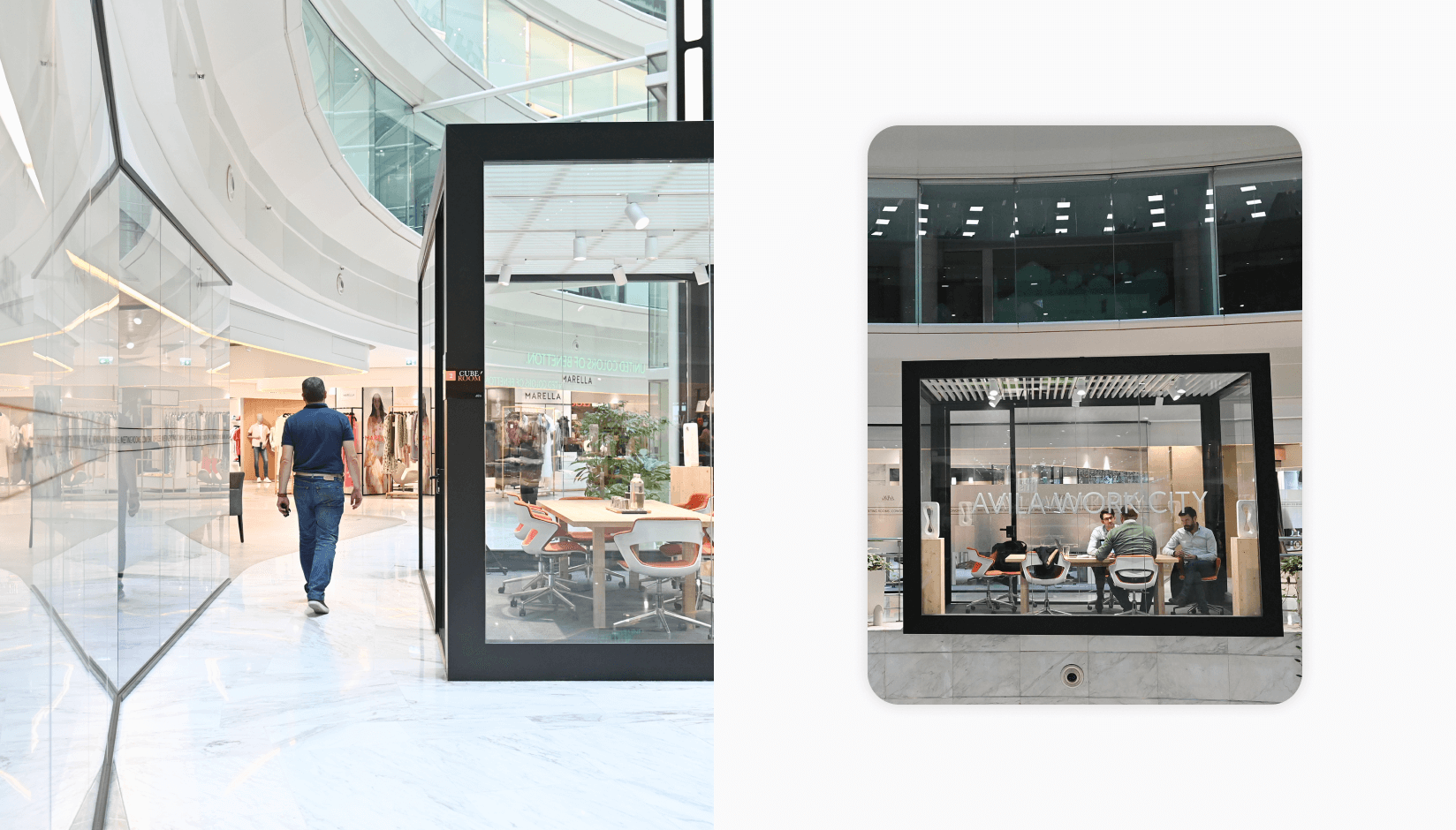 Meeting rooms at Avila Work City