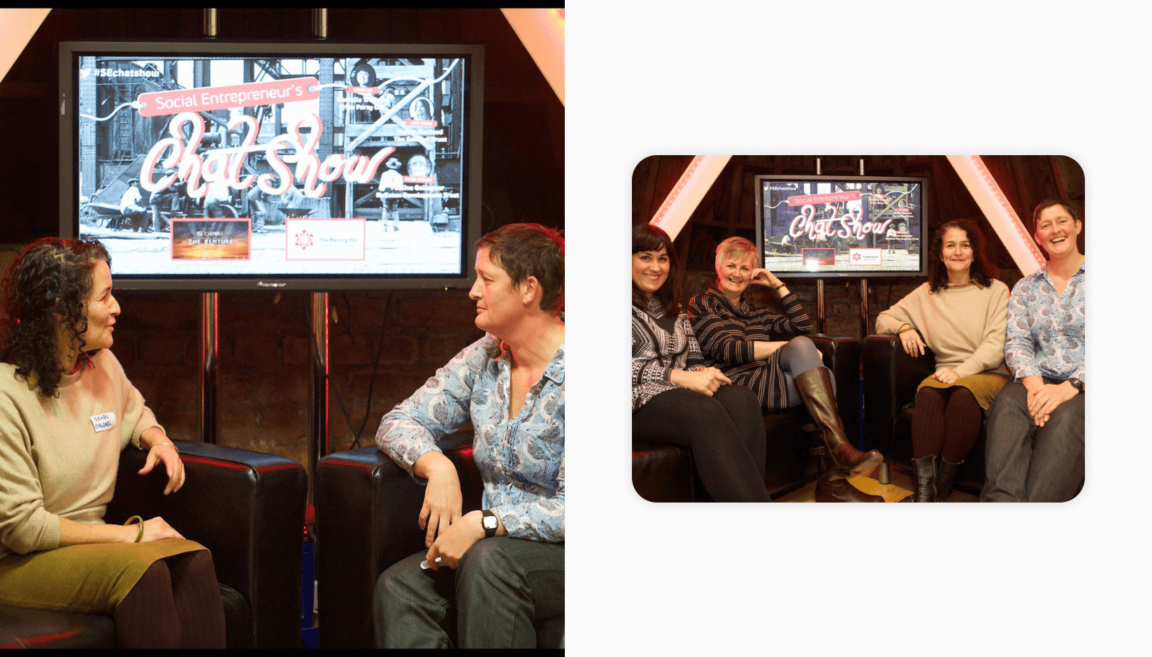 Claire Carpenter, the founder of The Melting Pot coworking space at Social Entrepreneur's Chat Show