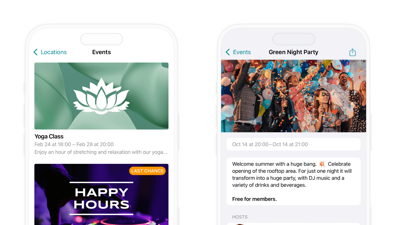 Spacebring events management system for coworking spaces