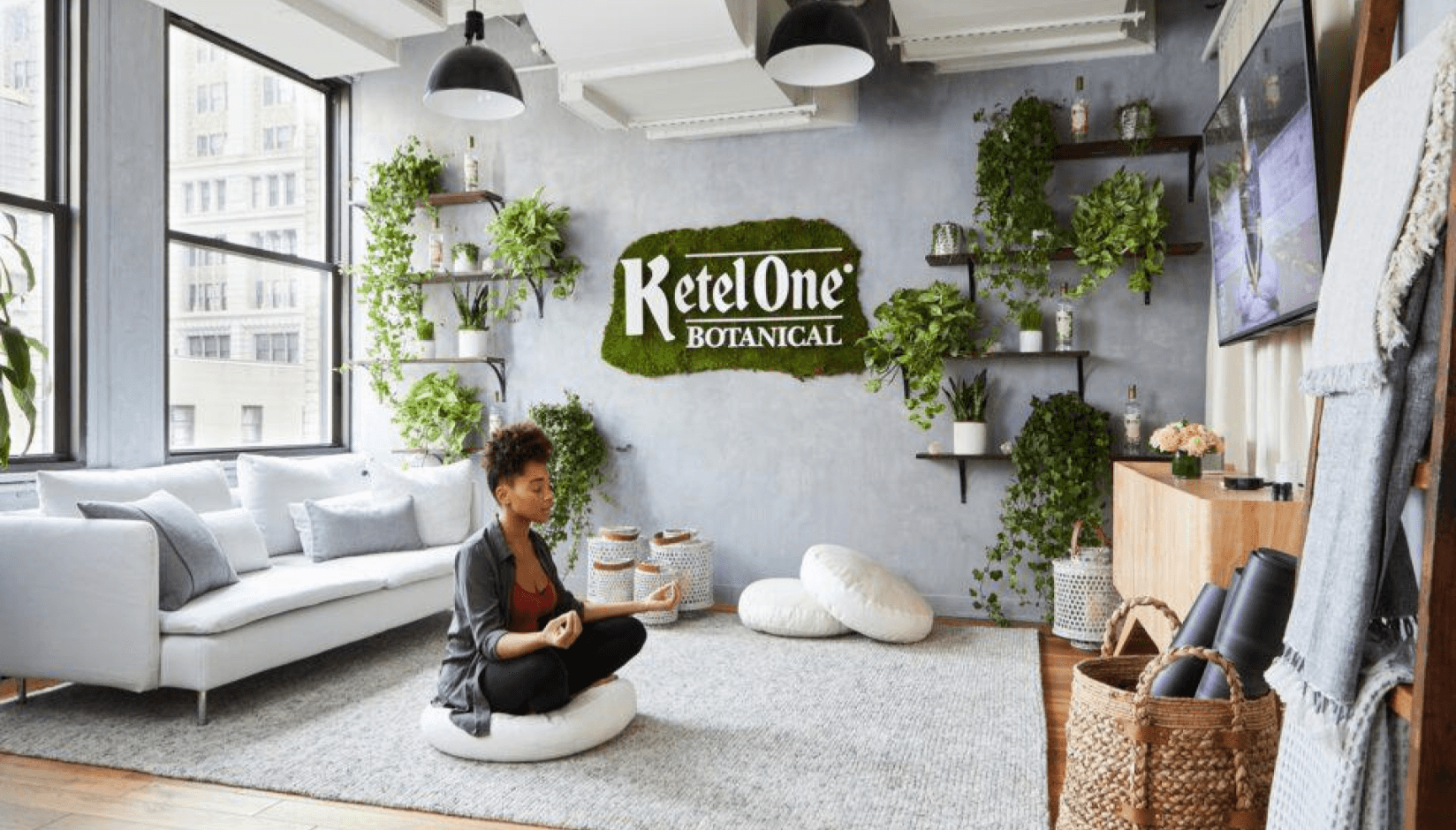 wellness space within the coworking environment