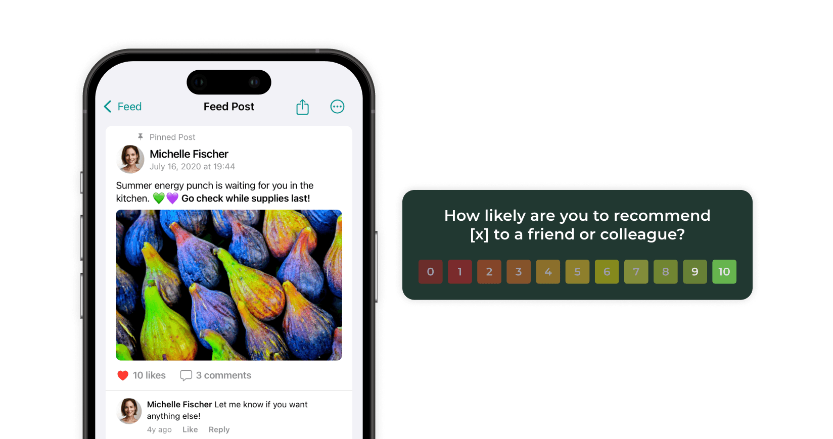 Posting in feed with Spacebring App