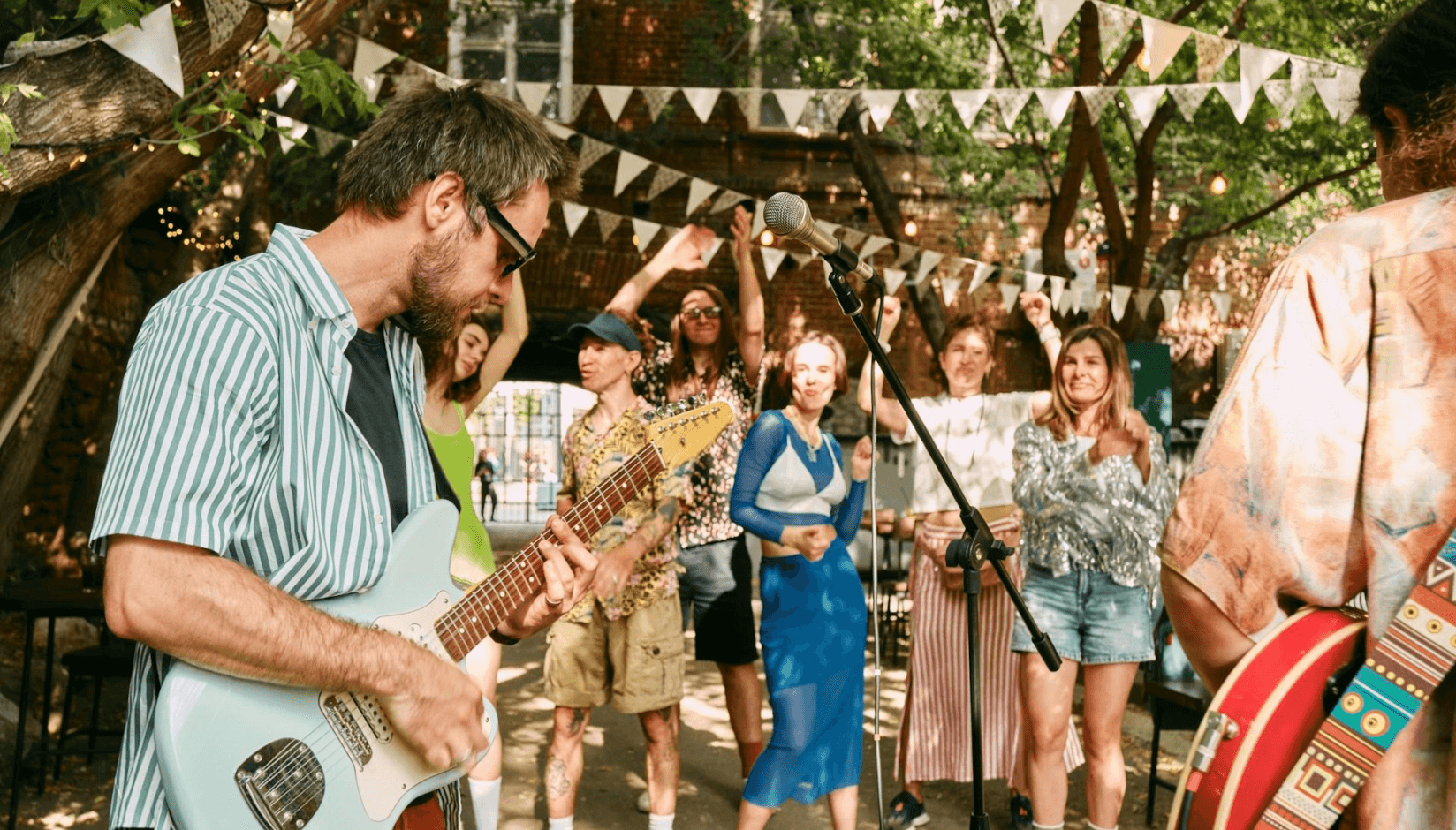 Event at the coworking space and recording studio
