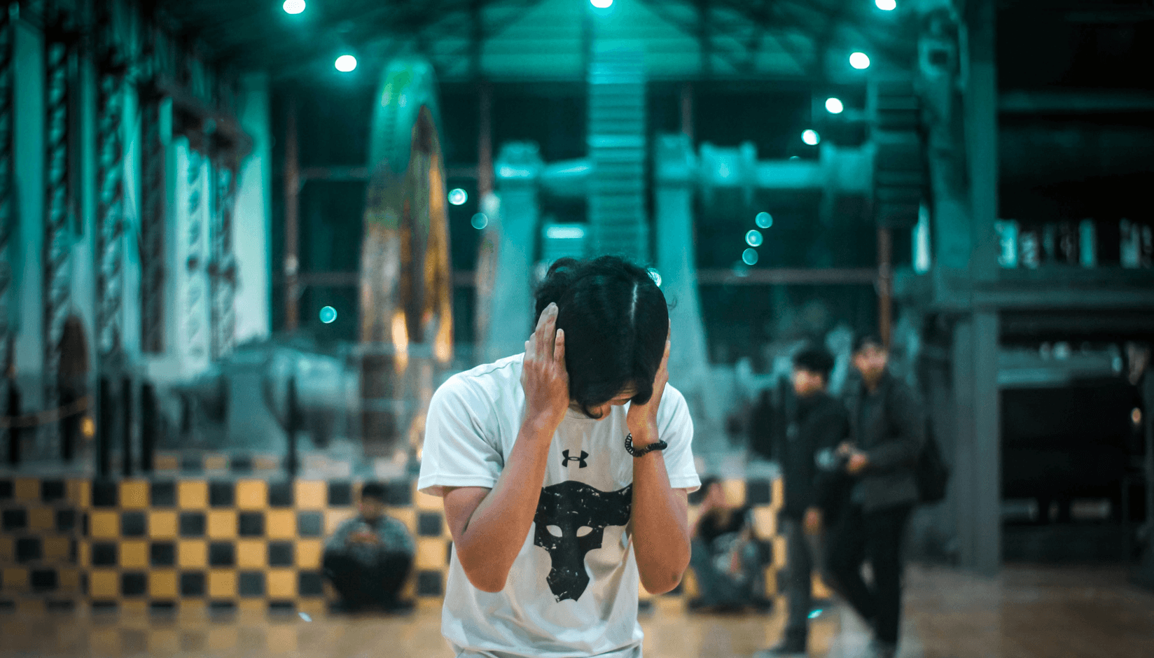 coworking space member suffering from noise