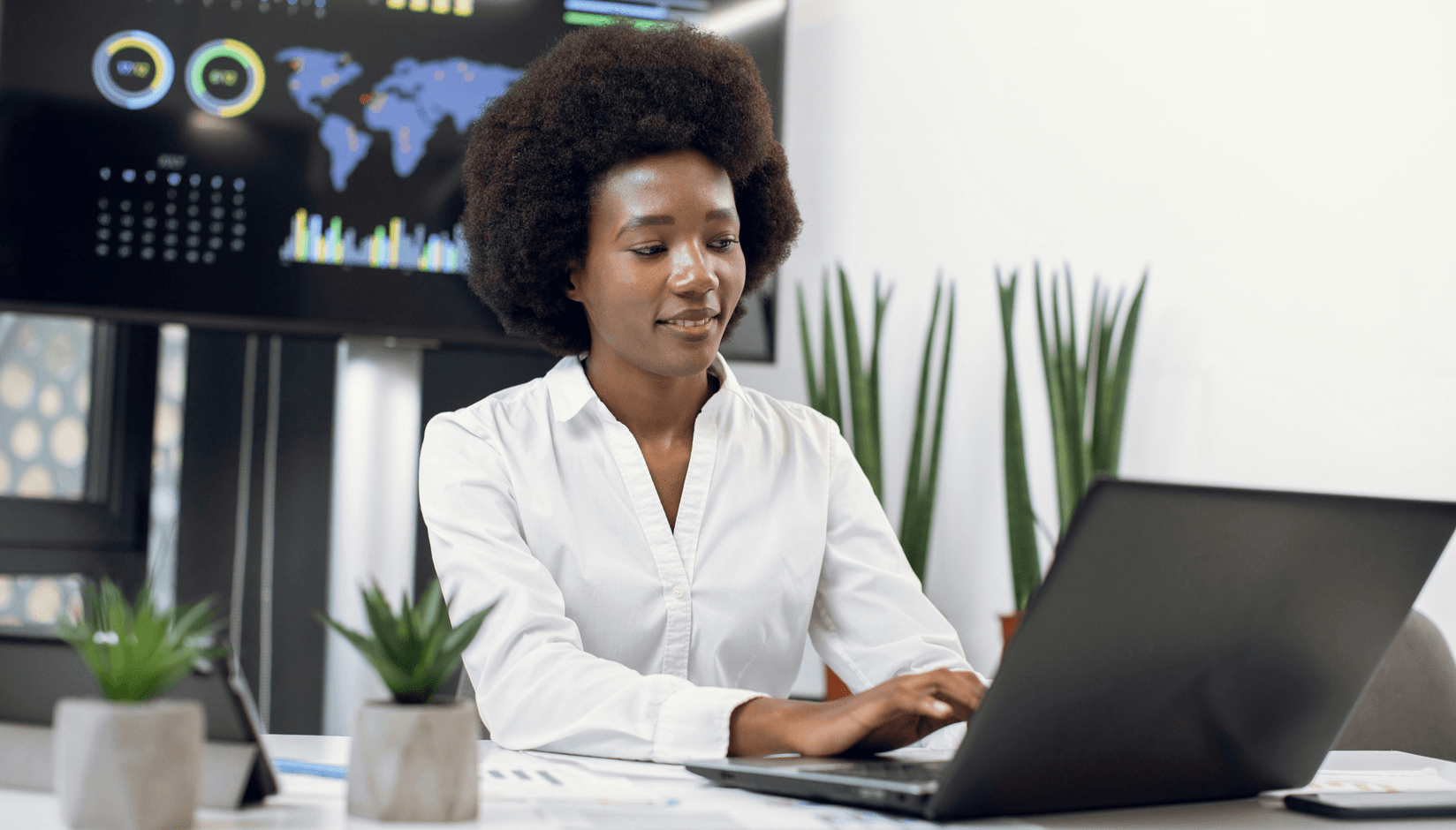 coworking space manager communicating with member