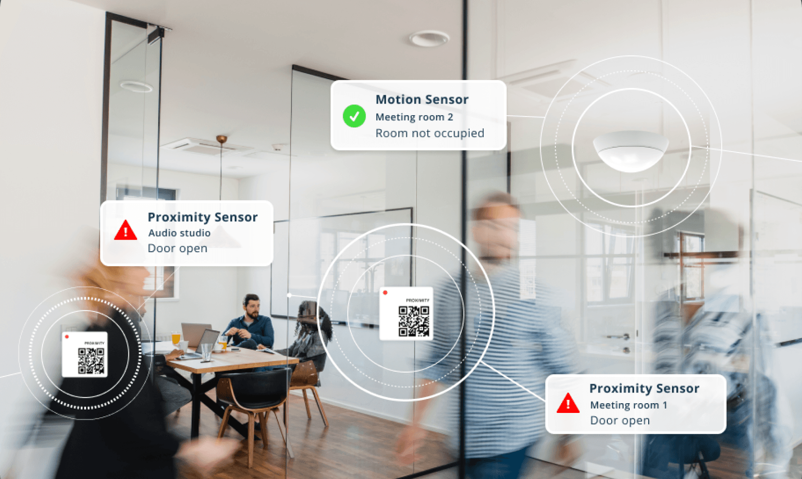 Tracking occupancy patterns at a coworking space