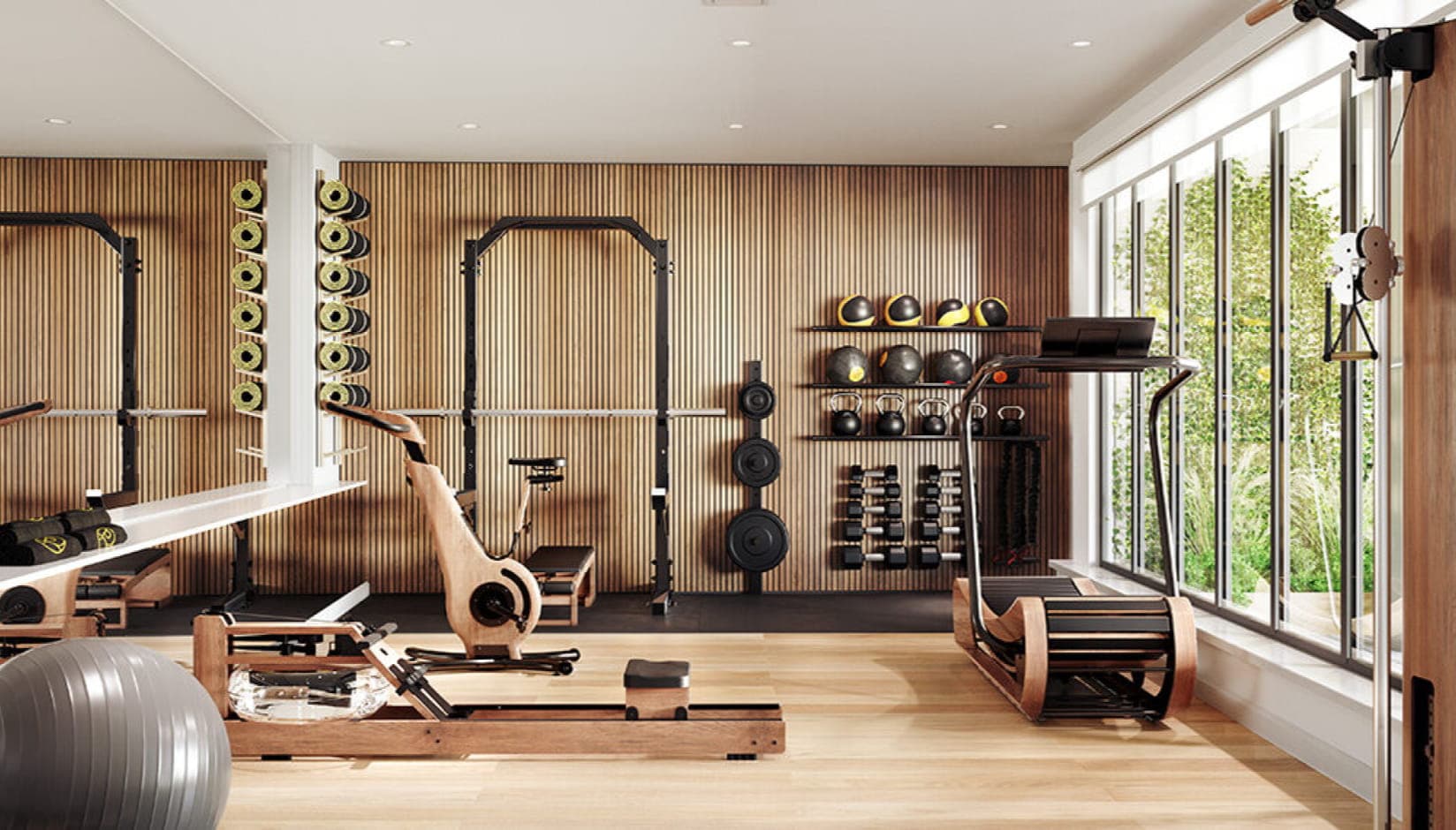 gym at Projects Brighton coworking space