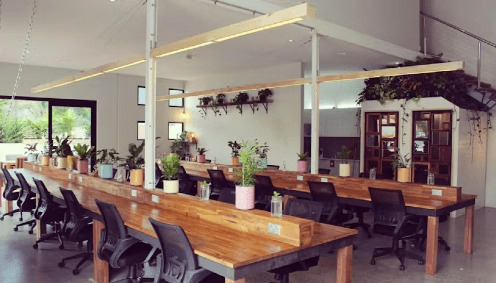 Eco-friendly coworking space