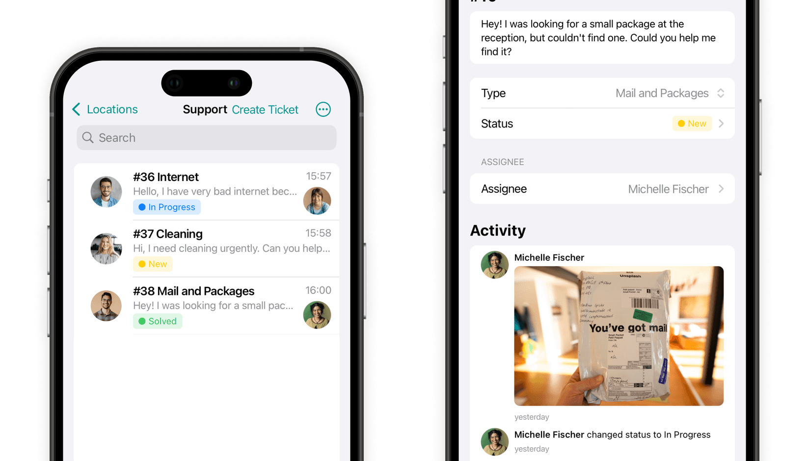 Member support system on Spacebring coworking space software
