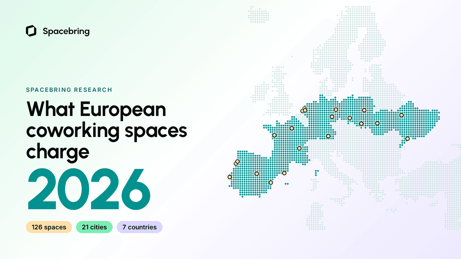What European coworking spaces charge in 2026: price benchmarks from 126 spaces