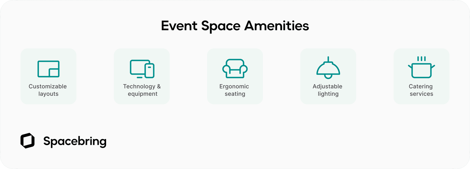 Event space amenities