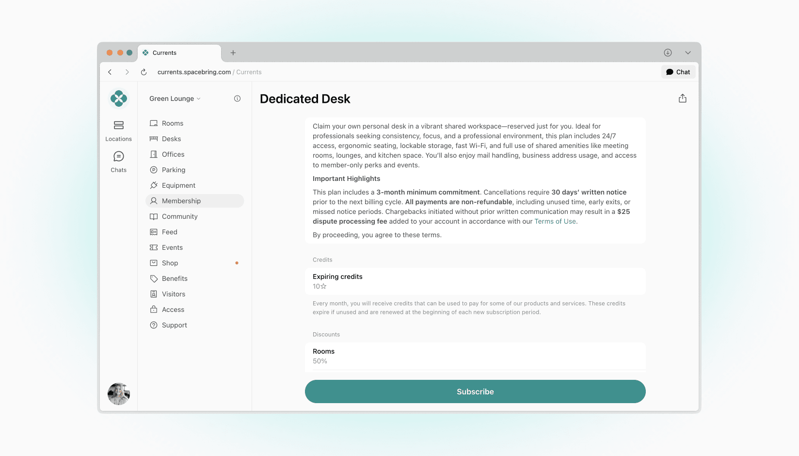How to handle chargebacks at a coworking space