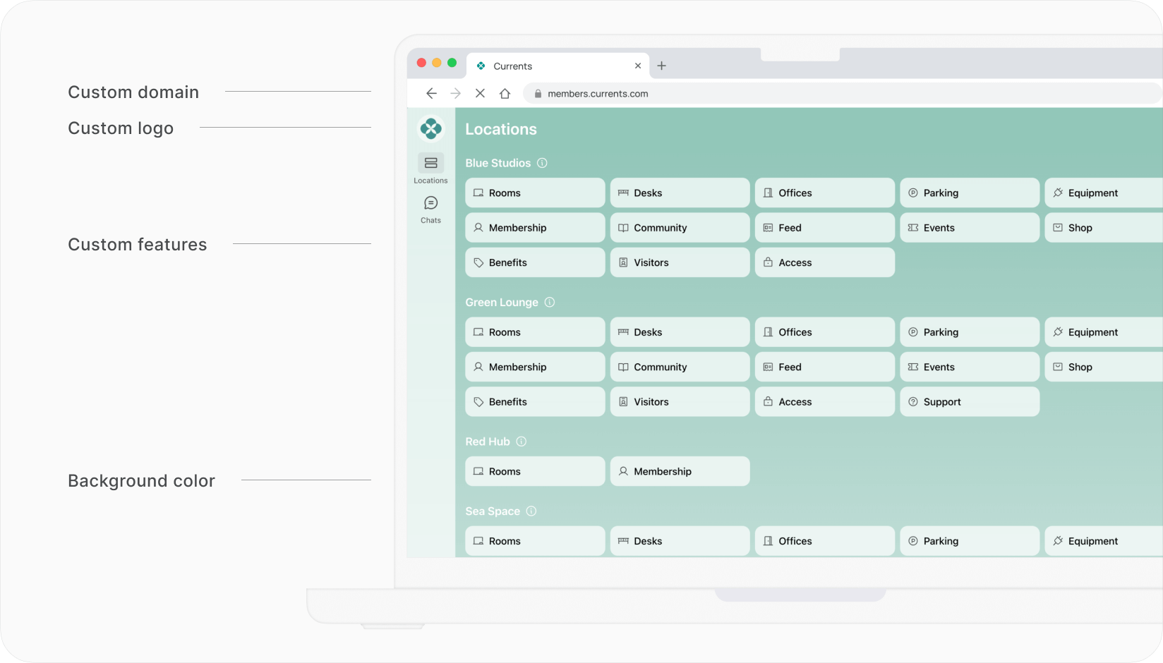 Spacebring white-label coworking space app