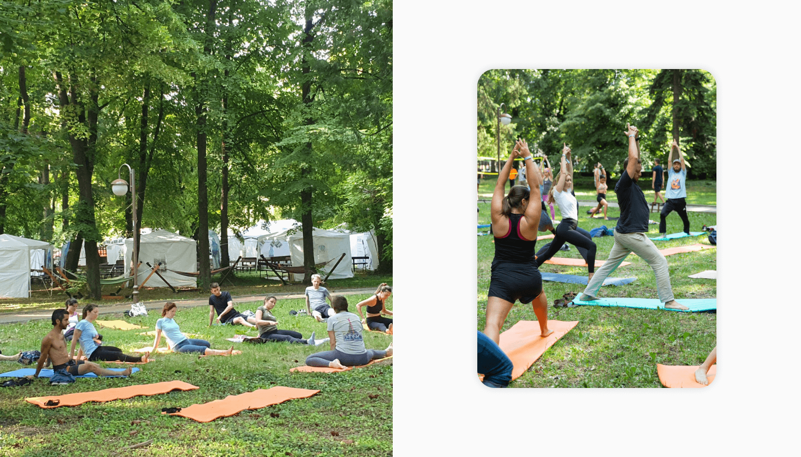 Yoga classes at Bansko Nomad Fest