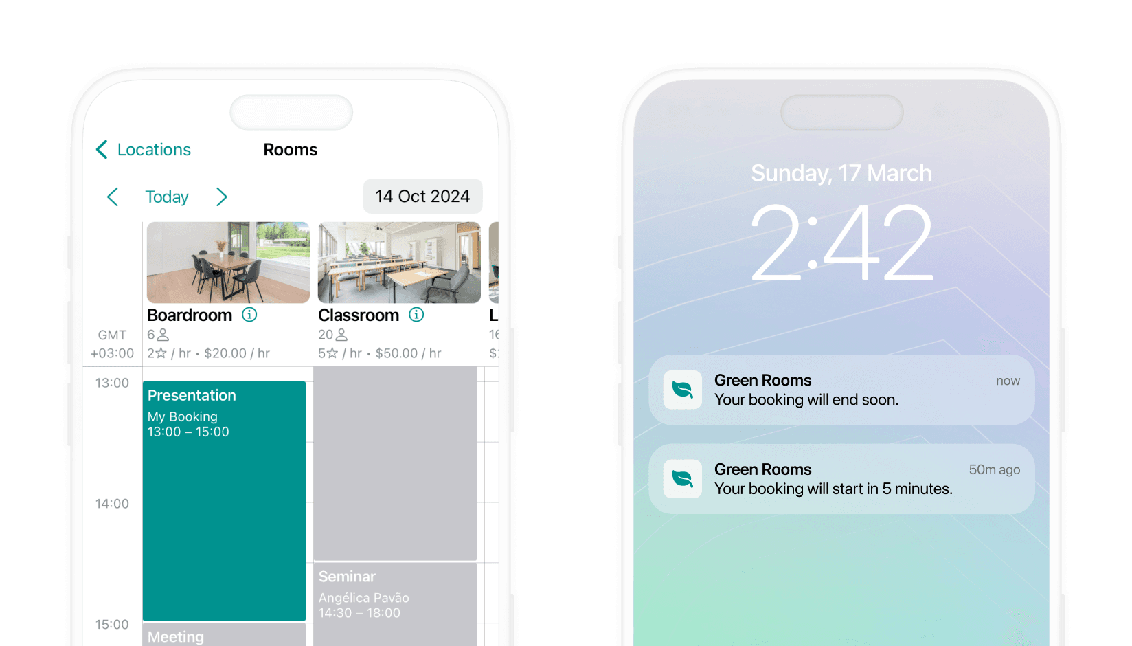 Booking system for yoga studios developed by Spacebring