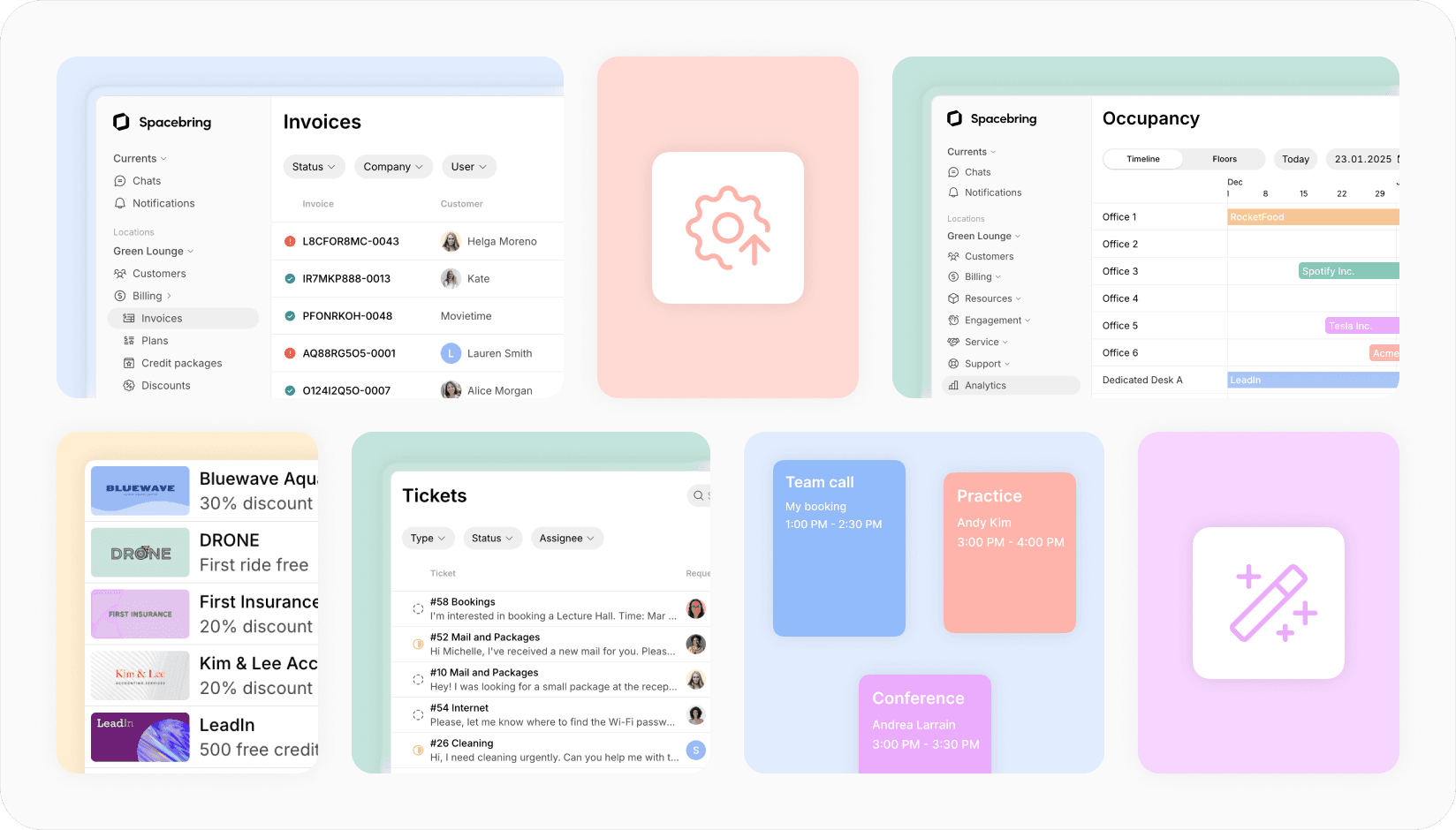 Spacebring - one app for coworking space management