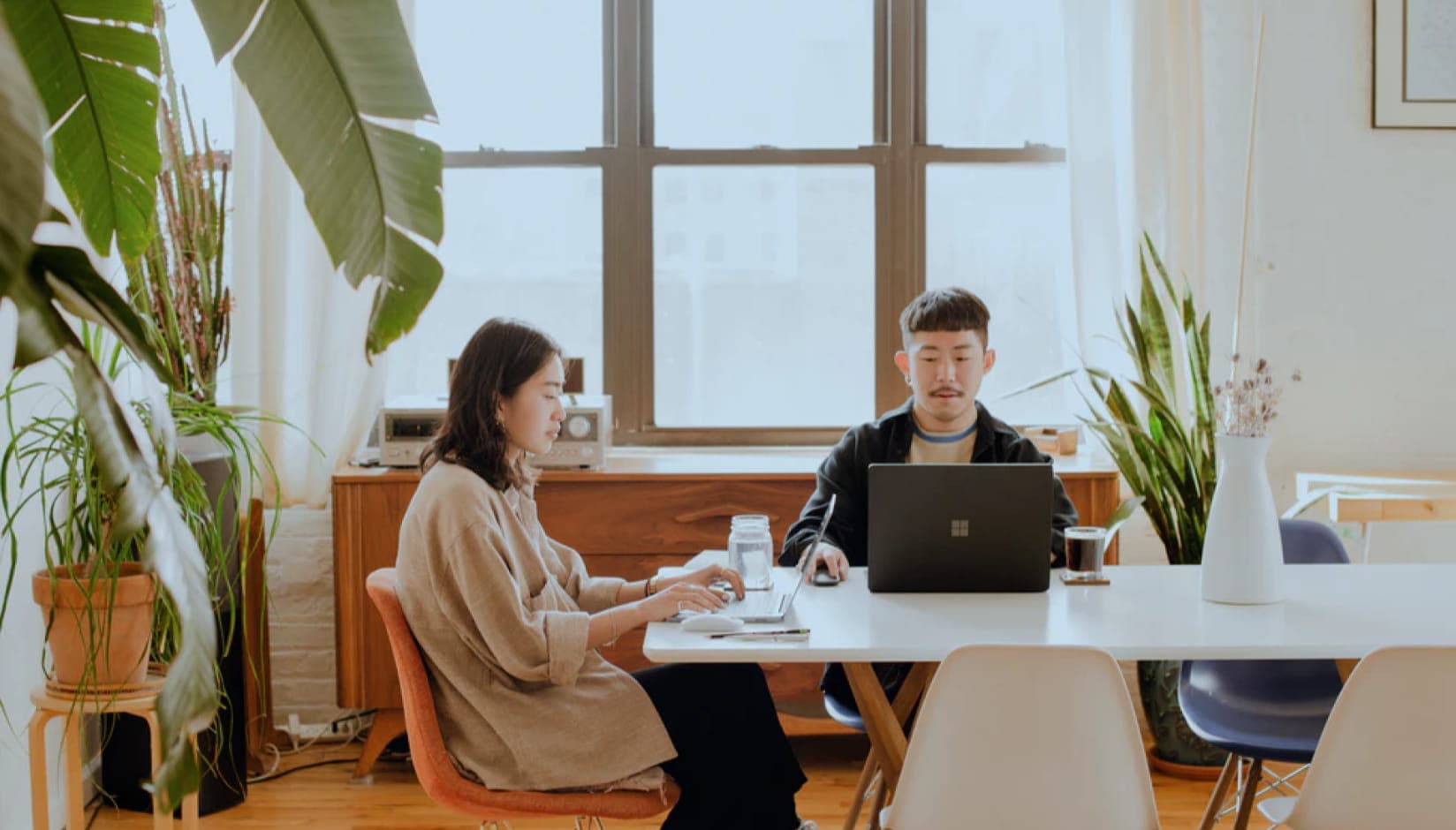 members at a coworking space