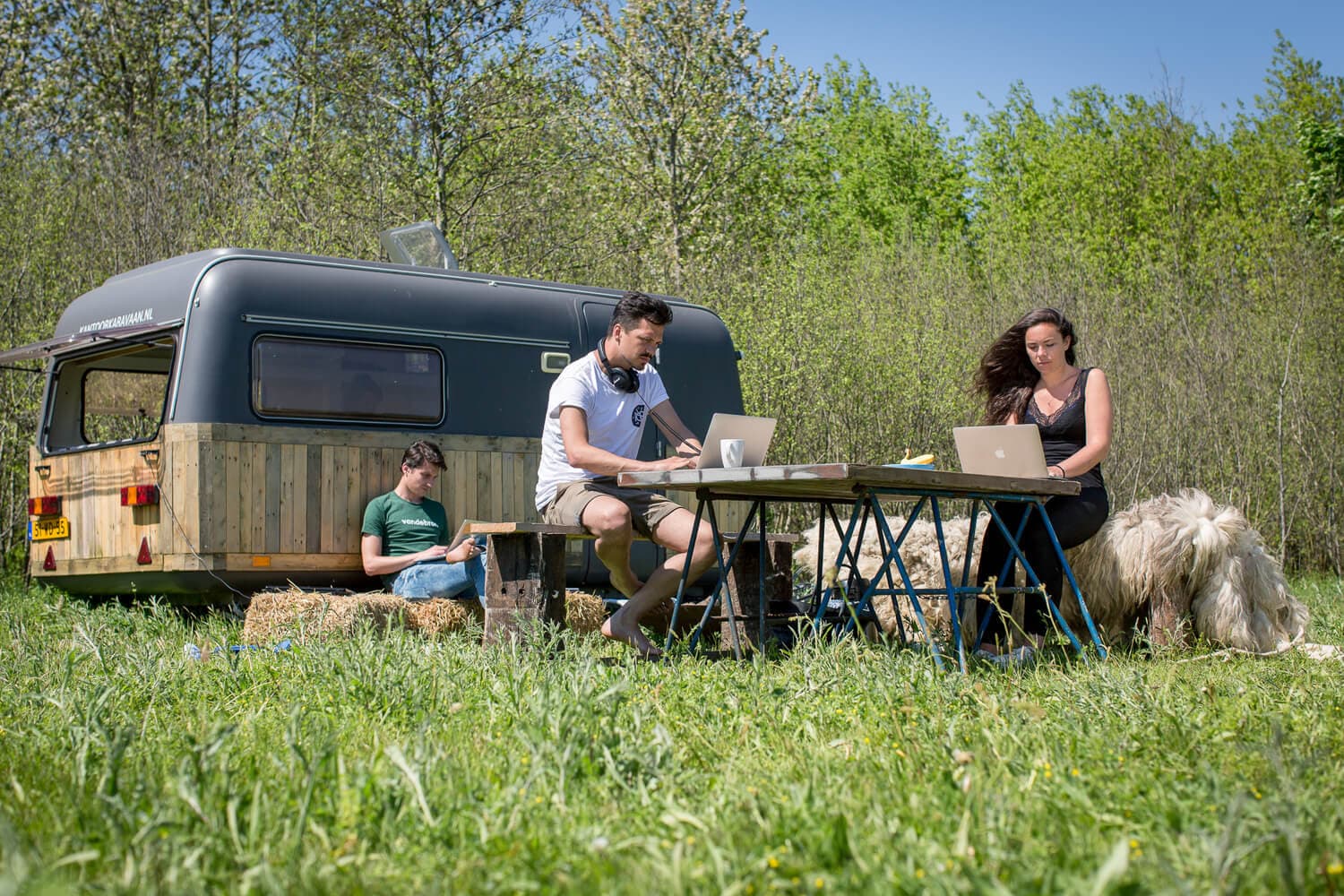 KantoorKaravaan trailer - a workplace in the middle of nature