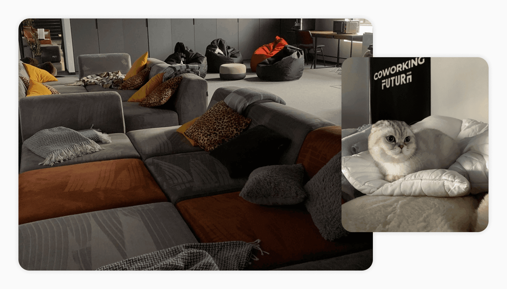 Refugees camp at FuturaHub coworking space